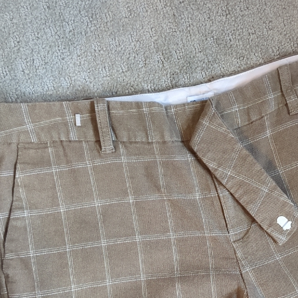 Tan Plaid Trousers - Picture 8 of 10